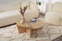Nordure Orion Mesa de Centro Honey Oak